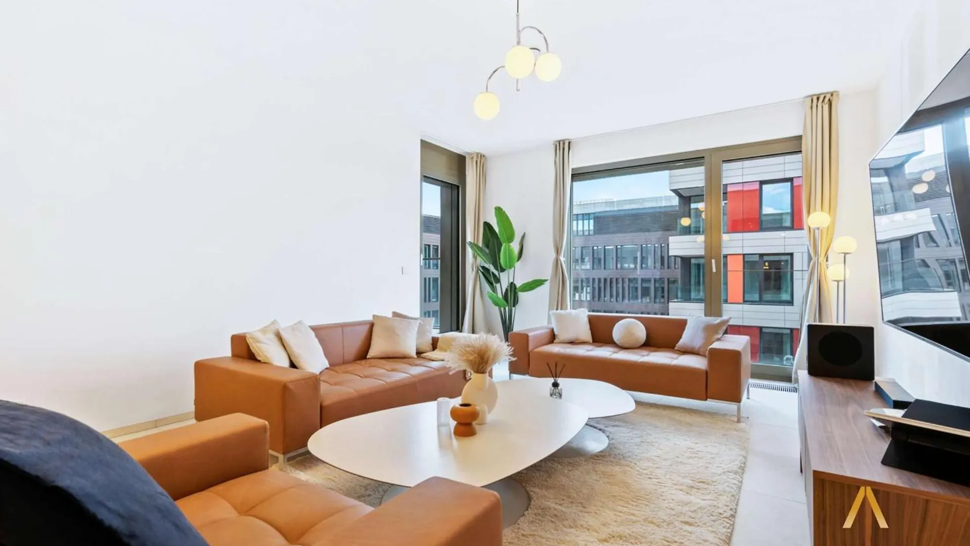 Modern 2-Bed Apt With Balcony In Serene Sanem Apartment